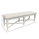 Parker House Americana Modern Dining 58 In. Upholstered Bench