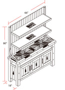 Parker House Lodge Dining 66 In. Buffet Server