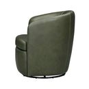 Parker Living Barolo 100% Italian Leather Swivel Club Chair