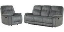Parker Living Cooper - Shadow Grey Manual Reclining Sofa and Recliner