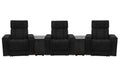 Parker Living Phoenix Zero Gravity Power 3 Seat Home Theater Seating with 2 Wedges and Immersive Audio