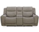 Parker Living Penfield - Frappe Zero Gravity Power Reclining Console Loveseat with Heat Massage and Speaker P3