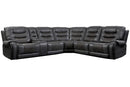 Parker Living Outlaw - Stallion 6 Piece Modular Power Reclining Sectional with Drop Down Table