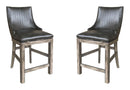 Parker House Lodge Dining Swivel Counter Sling Chair Two Pack