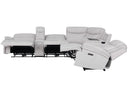 Parker Living Alpine - Airy Midnight 6 Piece Zero Gravity Power Reclining Sectional with Power Adjustable Headrests