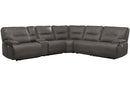 Parker Living Spartacus - Haze 6 Piece Modular Power Reclining Sectional with Power Adjustable Headrests