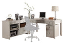 Parker House Boca L Shape Desk with Credenza and Lateral File