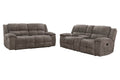 Parker Living Buster Manual Reclining Sofa and Loveseat