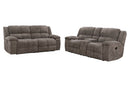 Parker Living Buster Manual Reclining Sofa and Loveseat
