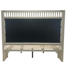 Parker House Americana Modern Bedroom King Shelter Bed 2 Nightstands Dresser with Mirror and Chest