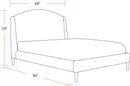 Parker Living Sleep Crescent - Milano Snow Queen Bed