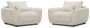 Parker Living Utopia - Mega Ivory Chair and A Half with Lumbar Pillow Two Pack