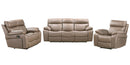 Parker Living Theon - Stokes Toffee Manual Reclining Sofa Loveseat and Recliner