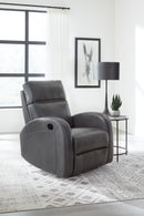 Parker Living Devin - Pebble Grey Manual Recliner