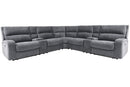 Parker Living Polaris 7 Piece Modular Power Reclining Sectional with Power Adjustable Headrests