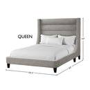 Parker Living Sleep Jacob - Luxe Light Grey Queen Bed