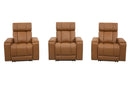 Parker Living Phoenix Zero Gravity Power 3 Seat Home Theater Seating with Immersive Audio P3