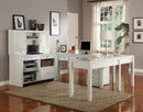 Parker House Boca U Shape Desk with Credenza File and Hutch