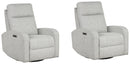 Parker Living Thriller Power Swivel Glider Recliner Two Pack
