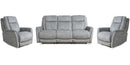 Parker Living Linus - Hudson Grey Power Reclining Sofa and Two Recliners