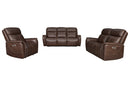 Parker Living Cascade - Auburn Power Reclining Sofa Loveseat and Recliner