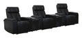 Parker Living Phoenix Zero Gravity Power 3 Seat Home Theater Seating with 2 Wedges and Immersive Audio