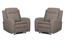 Parker Living Armstrong Power Recliner with Heat Massage and Auto-Glide Two Pack