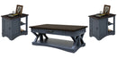 Parker House Americana Modern Cocktail Table with 2 Chairside Tables