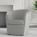 Parker Living Barolo - Steamboat Ice 100% Italian Leather Swivel Club Chair
