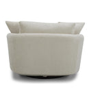 Parker Living Boomer Large Swivel Chair with 2 Toss Pillows