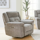 Parker Living Richland - Bristol Grey Power Reclining Sofa Loveseat and Recliner