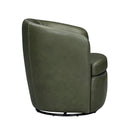 Parker Living Barolo 100% Italian Leather Swivel Club Chair