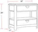 Parker House Escape - Bedroom Queen Panel Bed 2 Nightstands Dresser with Mirror and Chest