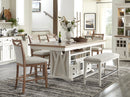 Parker House Americana Modern Dining Upholstered Counter Chair Two Pack
