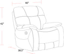 Parker Living Cooper - Shadow Brown Glider Recliner Two Pack