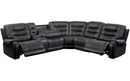 Parker Living Outlaw - Stallion 6 Piece Modular Power Reclining Sectional with Drop Down Table