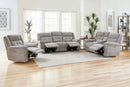 Parker Living Richland - Bristol Grey Power Reclining Sofa