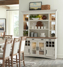 Parker House Americana Modern Dining 69 In. Buffet and Hutch with Quartz Insert