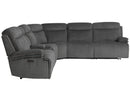 Parker Living Alpine - Airy Midnight 6 Piece Zero Gravity Power Reclining Sectional with Power Adjustable Headrests