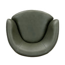 Parker Living Barolo 100% Italian Leather Swivel Club Chair