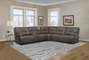 Parker Living Spartacus - Haze 6 Piece Modular Power Reclining Sectional with Power Adjustable Headrests