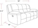 Parker Living Buster - Opal Taupe Manual Reclining Sofa and Recliner