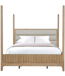 Parker House Escape - Bedroom Queen Poster Bed and Nightstand
