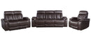 Parker Living Royce - Fantom Brown Power Reclining Sofa Loveseat and Recliner