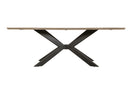 Parker House Crossings - Monaco Dining 84 Inch Rectangular Dining Table with 4 Upholstered Chairs