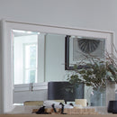 Parker House Americana Modern Bedroom King Shelter Bed with 2 Nightstands and Dresser with Mirror