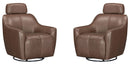 Parker Living Miles Swivel Gliding Accent Chair Two Pack