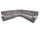 Parker Living Richland - Bristol Grey 6 Piece Modular Power Reclining Sectional with Power Adjustable Headrests