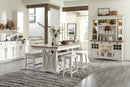 Parker House Americana Modern Dining 49 Inch Upholstered Counter Bench