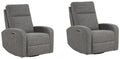 Parker Living Thriller Power Swivel Glider Recliner Two Pack